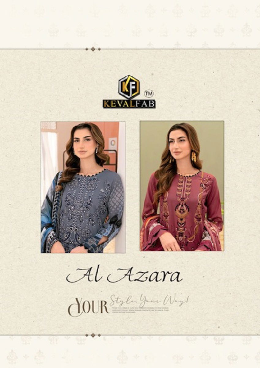 Keval Al Azara Luxury Vol 2 Cotton Pakistani Dress Material
